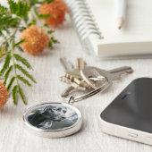 注意深く黒い実験室Keychain キーホルダー (側面)