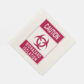 注意生物学的災害［有害物質］ スタンダードランチョンナプキン (角)