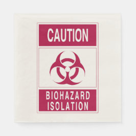 注意生物学的災害［有害物質］ スタンダードランチョンナプキン