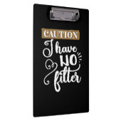 注意私にはフィルターがありません クリップボード (右)