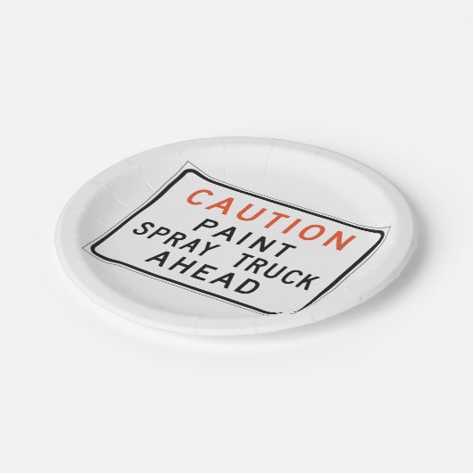 注意絵を描スプレー ペーパープレート (アングル)