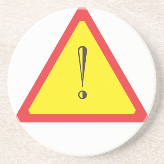 注意記号 コースター (正面)