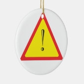 注意記号 セラミックオーナメント (右)