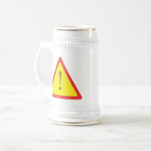 注意記号 ビールジョッキ (正面左)