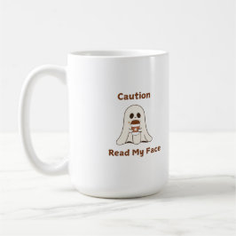 注意読顔 コーヒーマグカップ