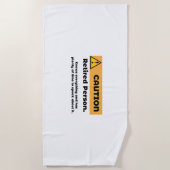 注意退職した者 ビーチタオル (正面)