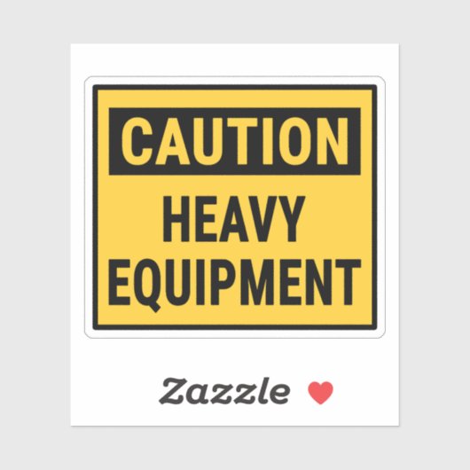 注意重機 シール (シート)