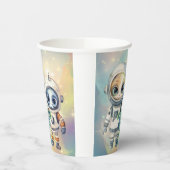 注意銀河間プレーン誕生日紙カップ 紙コップ (左)