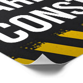 注意領域建築 ポスター (角)