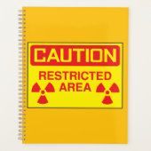 注意領域放射線障害警告症 プランナー手帳 (正面)