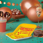 注意領域放射線障害警告症 ペーパープレート