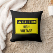 注意高電圧標識 クッション (ブランケット)