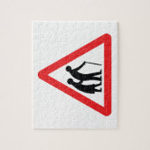 注意高齢者 – UK交通標識 ジグソーパズル (縦)