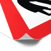 注意高齢者 – UK交通標識 ポスター (角)