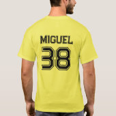 注意！おもしろいTシャツ Tシャツ (裏面)