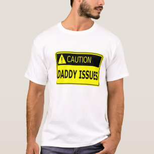注意: お父さん問題 Tシャツ