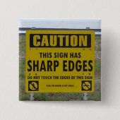 注意: この印に鋭角があります 缶バッジ (正面)