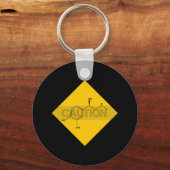 注意：アドレナリン。 キーホルダー (正面)