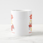 注意: エルモが笑っています ジャンボコーヒーマグカップ (正面)