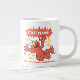 注意: エルモが笑っています ジャンボコーヒーマグカップ