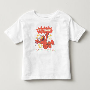 注意: エルモが笑っています トドラーTシャツ