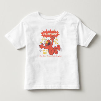 注意: エルモが笑っています トドラーTシャツ