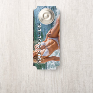 注意！🚪カスタムドアハンガー – デザインの追加 ドアノブサイン