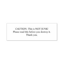 注意：ジャンクしないで！セルフインキングラバースタンプ