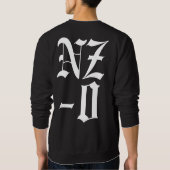 注意 スウェットシャツ (裏面)