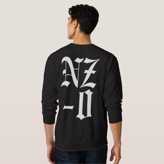 注意 スウェットシャツ (裏面フル)