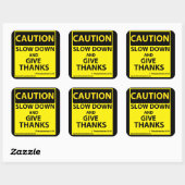 注意 スクエアシール (シート)