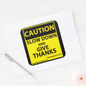 注意 スクエアシール (封筒)