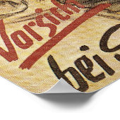 注意 – スパイのポスター ポスター (角)