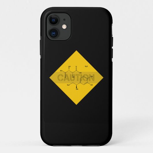 注意：ノルエピネフリン Case-Mate iPhoneケース (裏面)