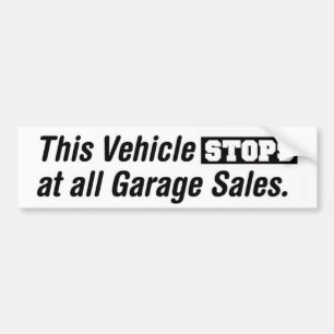 注意! バンパーステッカー