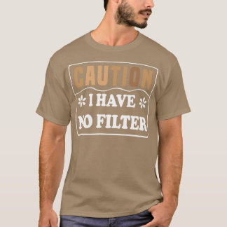 注意:フィルタがない Tシャツ