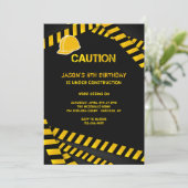 注意 ヘルメット着用要請 招待状 (スタンド正面)