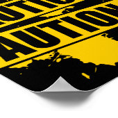 注意！ ポスター (角)