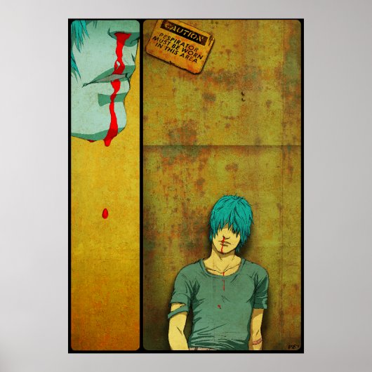 注意 ポスター (正面)