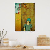 注意 ポスター (キッチン)