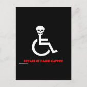 注意 ポストカード (正面)