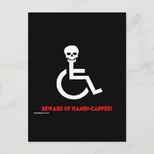 注意 ポストカード (正面)