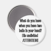 注意 マグネット (正面/裏面)