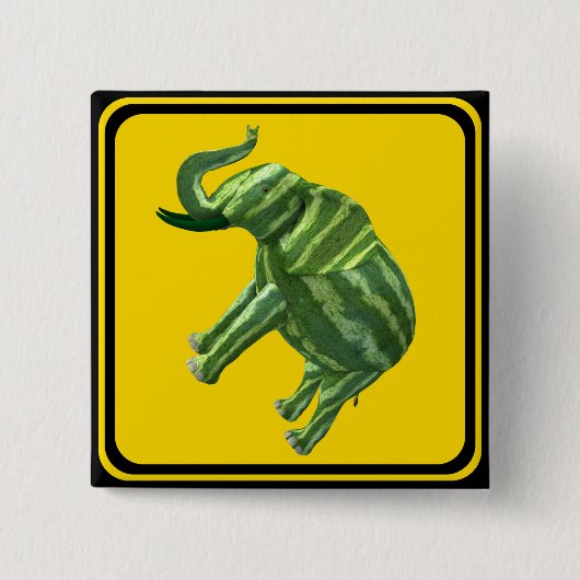 注意：メロファント興！ 缶バッジ (正面)