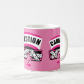 注意 – 事故が起こりやすい!V4 / 5 |マグカップ コーヒーマグカップ (正面右)