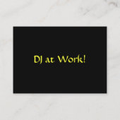 注意-仕事のDJ 名刺 (裏面)