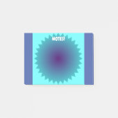 「注意！」 投稿に関する注意 ポストイット (正面)