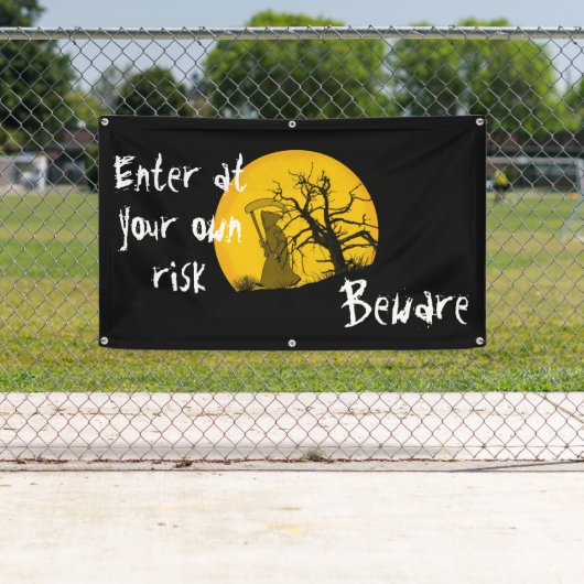 注意 横断幕 (インサイチュ)