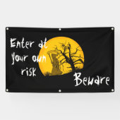 注意 横断幕 (横)