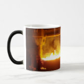 注意: 熱い! モーフィングマグカップ (左)